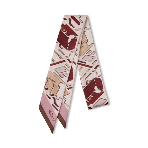 Mulberry Skinny Scarf In Multi