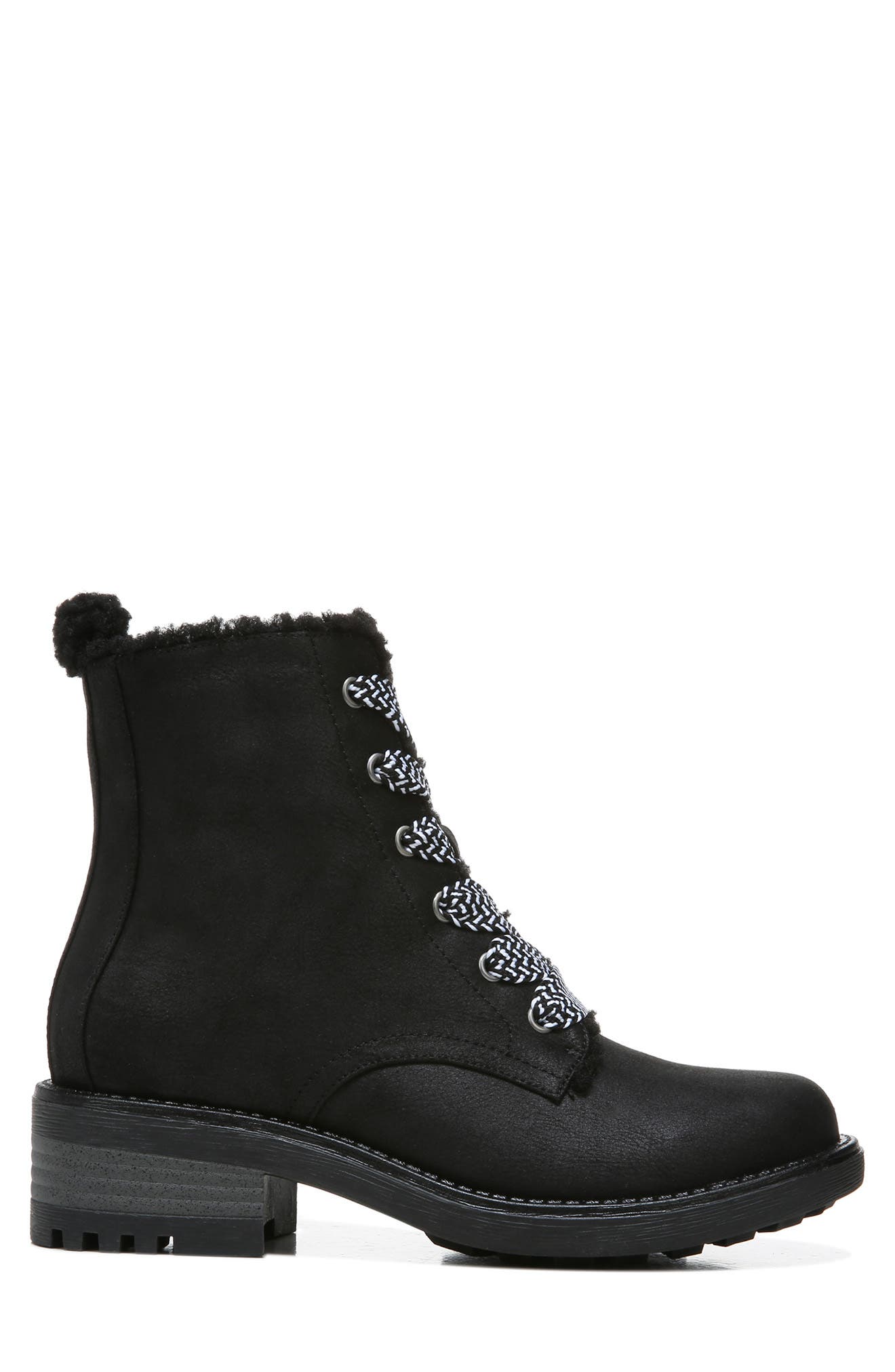 LifeStride Kunis Cozy Faux Shearling Lined Lace-Up Boot, Alternate, color, 