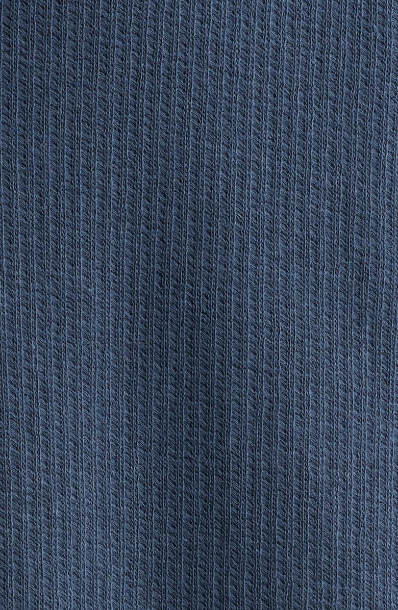 Vince Textured Double Knit Short Sleeve Button-Up Shirt, Alternate, color, Venice Blue