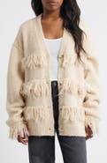NASTY GAL Fringe Cardigan
