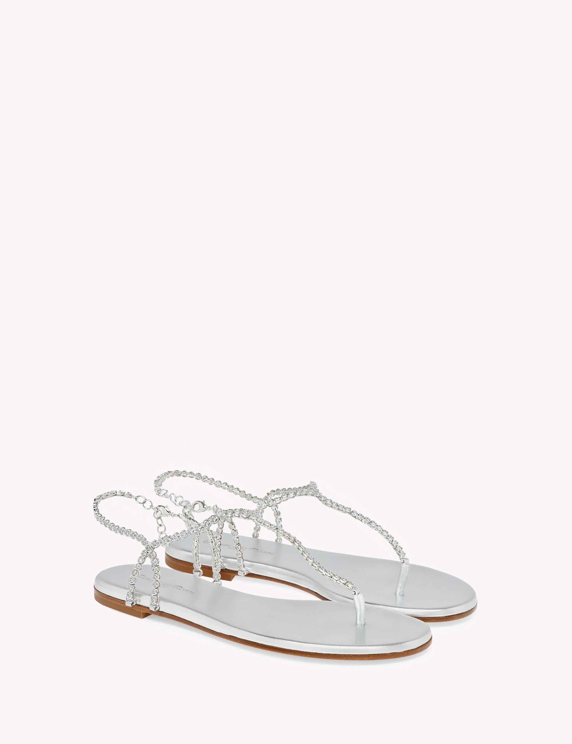 Eternity Thong, Alternate, color, Metallic Silver Nappa Leather
