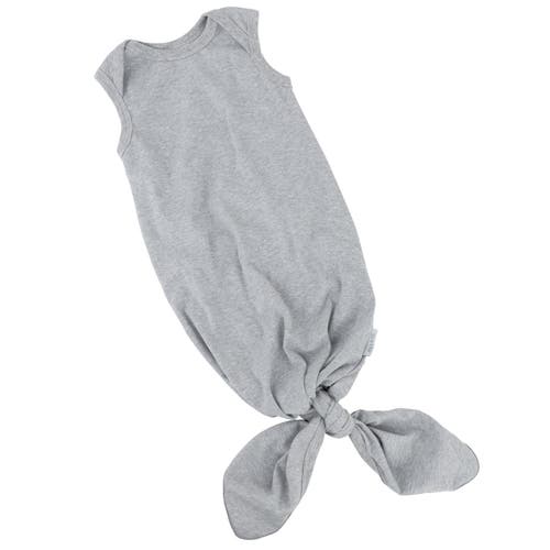 Ely's & Co. Knot Wearable Blanket, Knot Hat & Mitten Set In Heather Grey