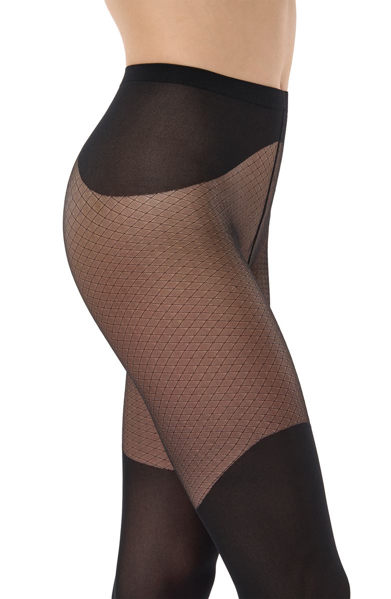 Wolford Overknee Effect Tights, Alternate, color, Black