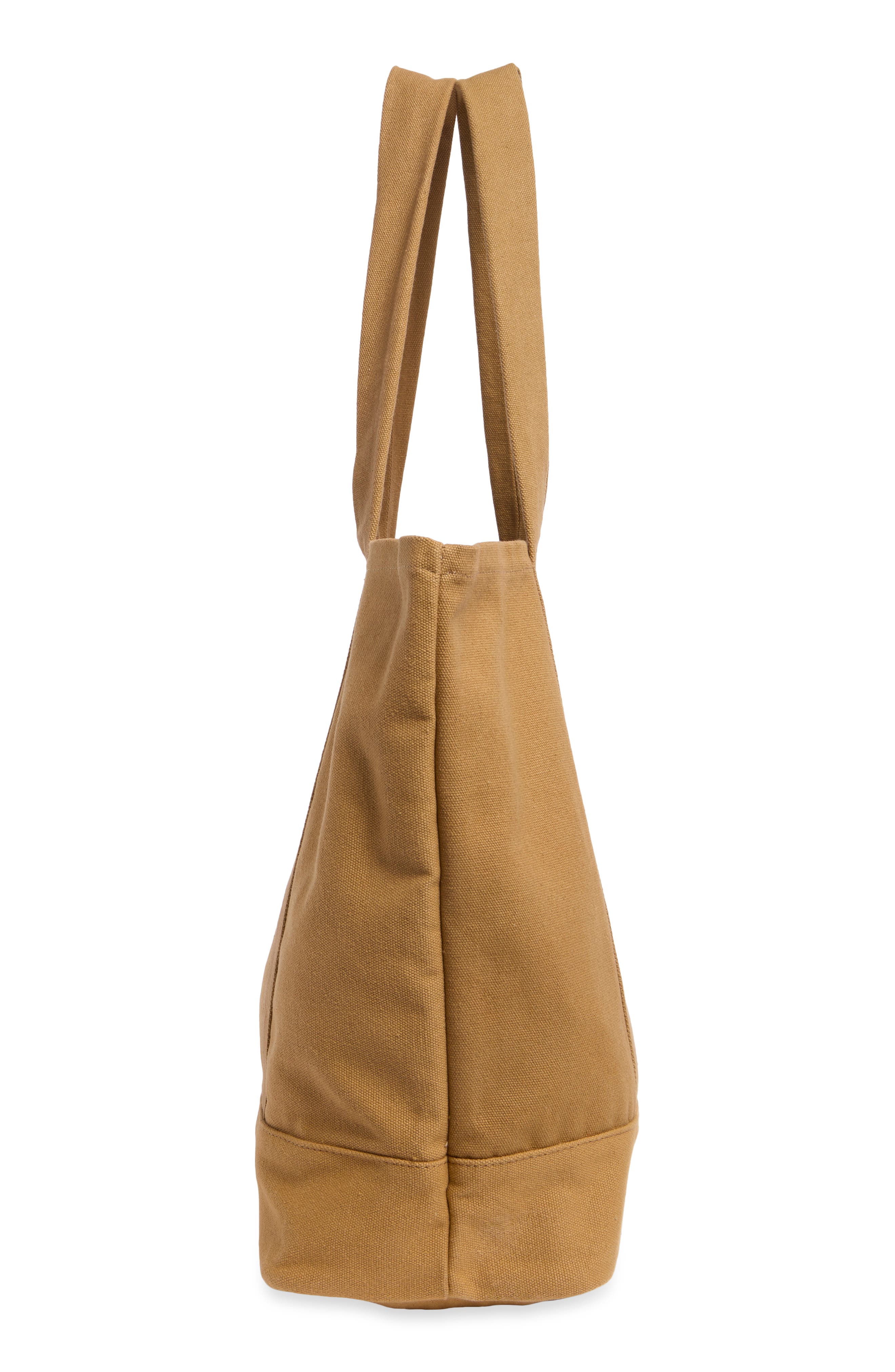 Kylee Canvas Tote Bag, Alternate, color, KHAKI