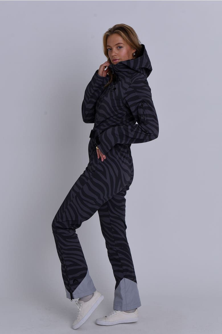 Chic Ski Suit - Black Tiger, Alternate, color, multi-colour