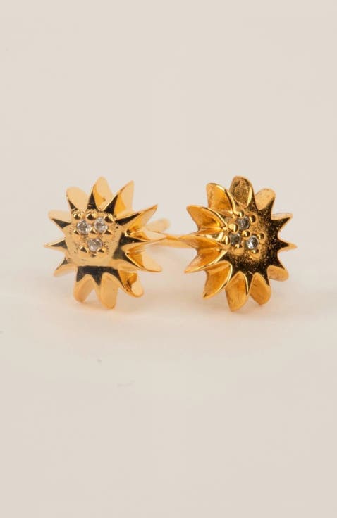 Starburst Stud Earrings