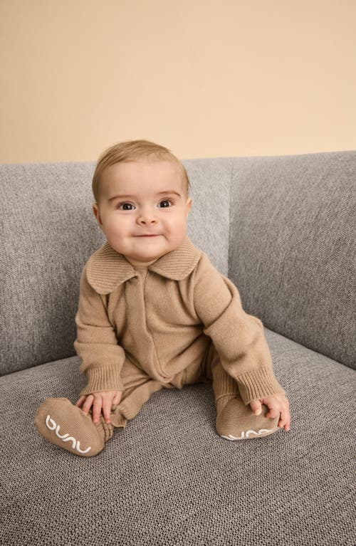 Nuna Cotton Blend Crew Socks In Brown