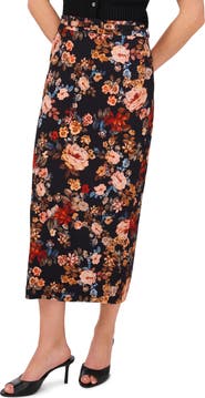 Ted Baker Floral Belted Midi Skirt