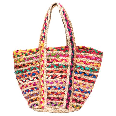 Chindi Multicolor Market Tote Bag