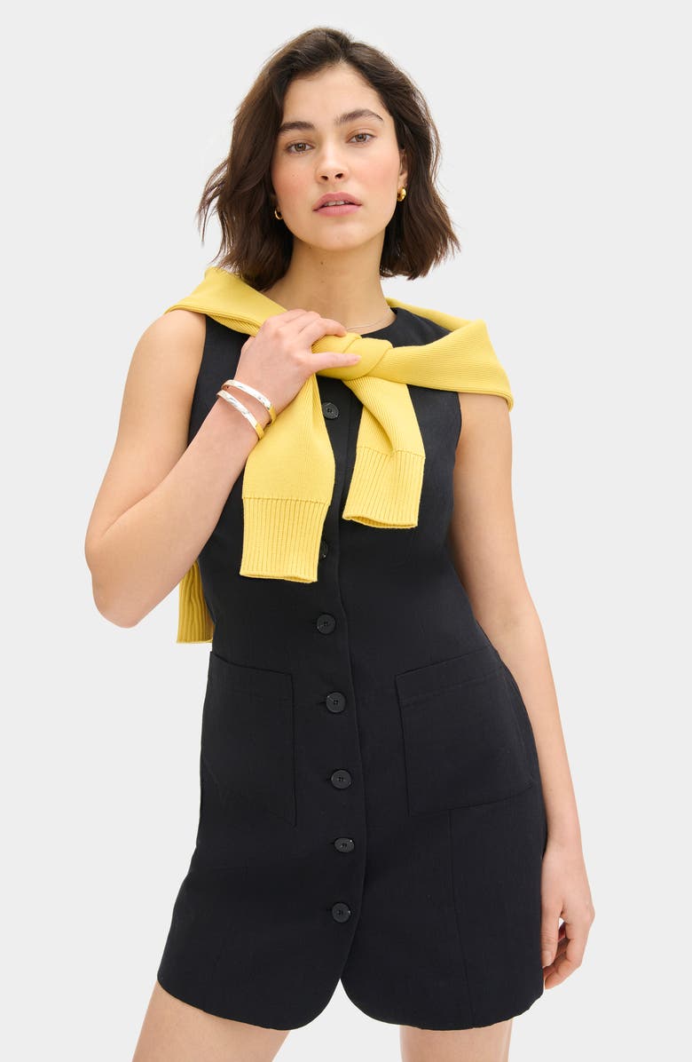 ALIGNE Leah Sleeveless Sheath, Alternate, color, Black