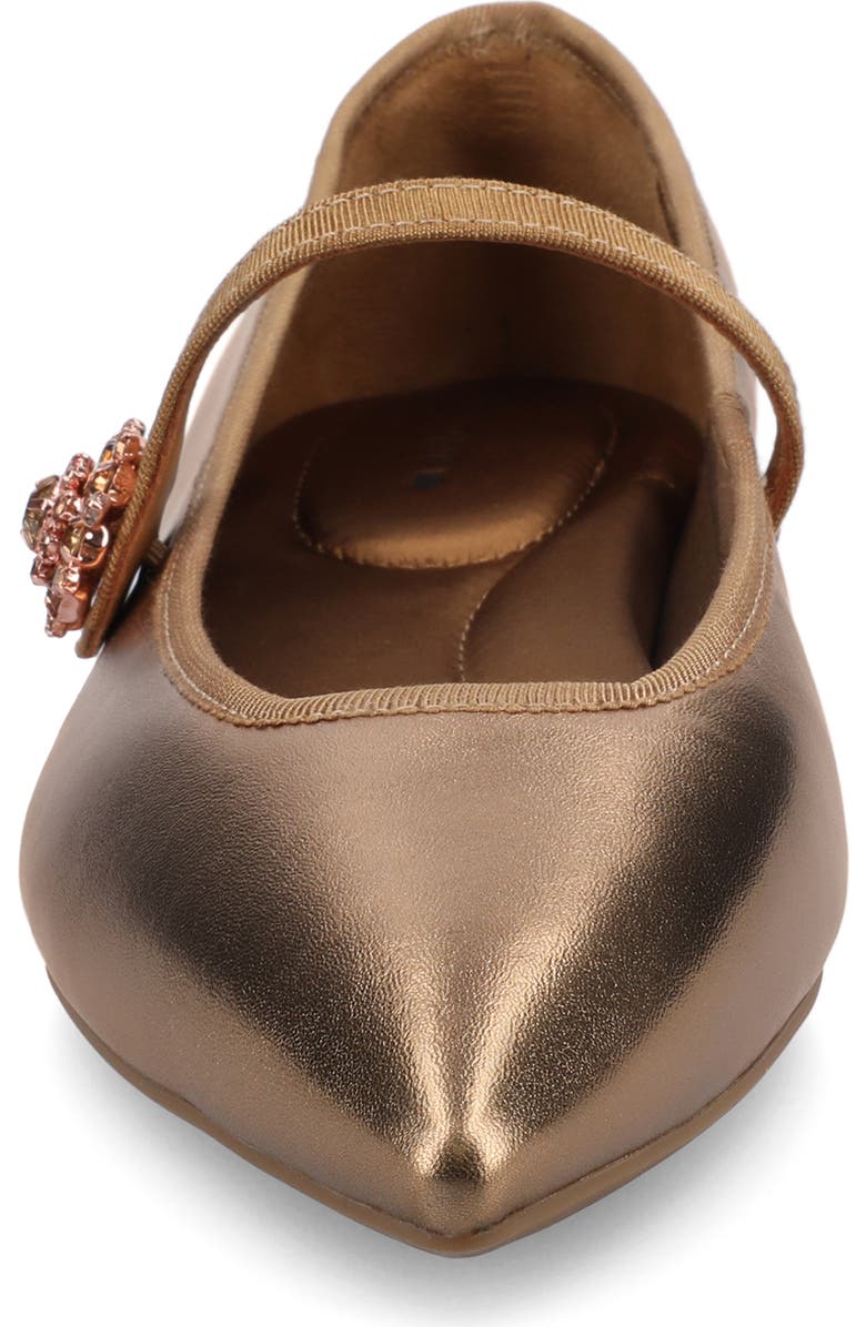 Birdies The Goldfinch 15 Mary Jane, Alternate, color, Vintage Gold