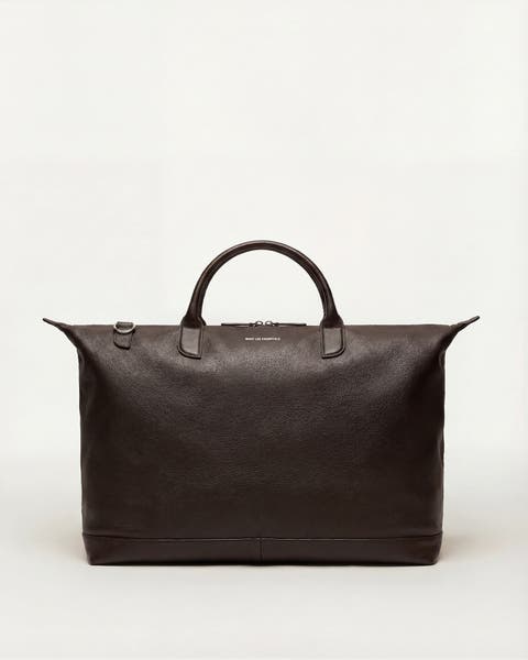 Hartsfield Pebble-Grained Leather Weekender Bag