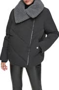 Andrew Marc Valencia Water Resistant Faux Shearling Lined Puffer Jacket