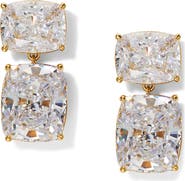 Nadri Northern Lights Cubic Zirconia Double Drop Earrings