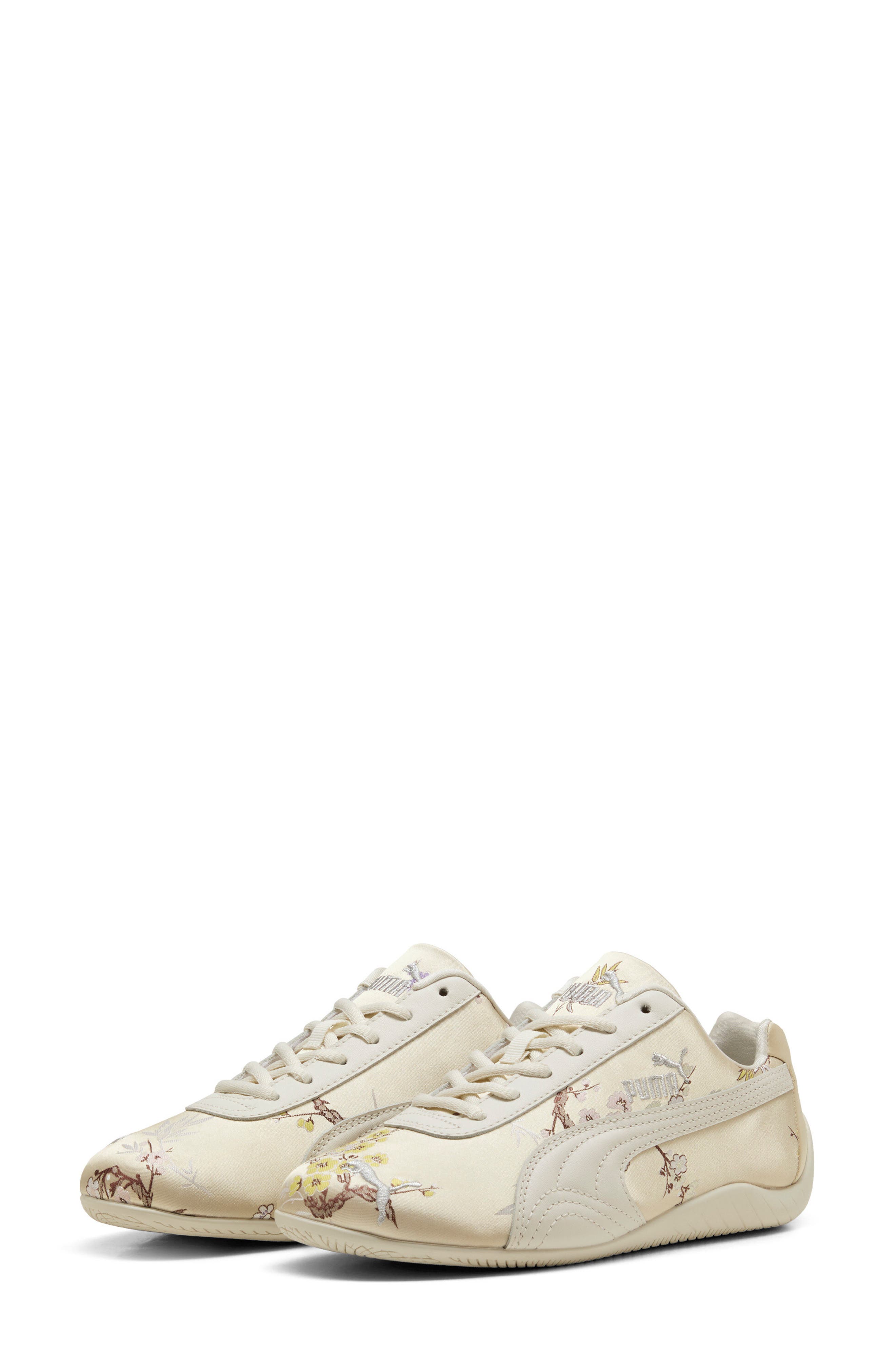 Speedcat Silky Sneaker, Main, color, VAPOR GRAY/ BUTTERCREAM