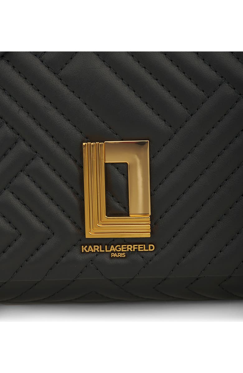 KARL LAGERFELD PARIS Lafayette Geo Quilted Shoulder Bag, Alternate, color,