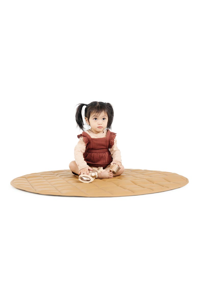 Quilted Play Mat, Main, color, CAMEL