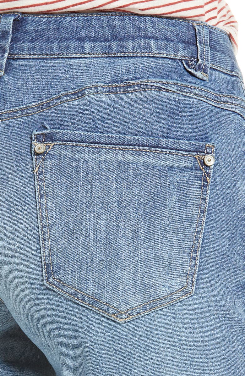 Wit & Wisdom 'Ab'Solution Cuffed Denim Shorts, Alternate, color,