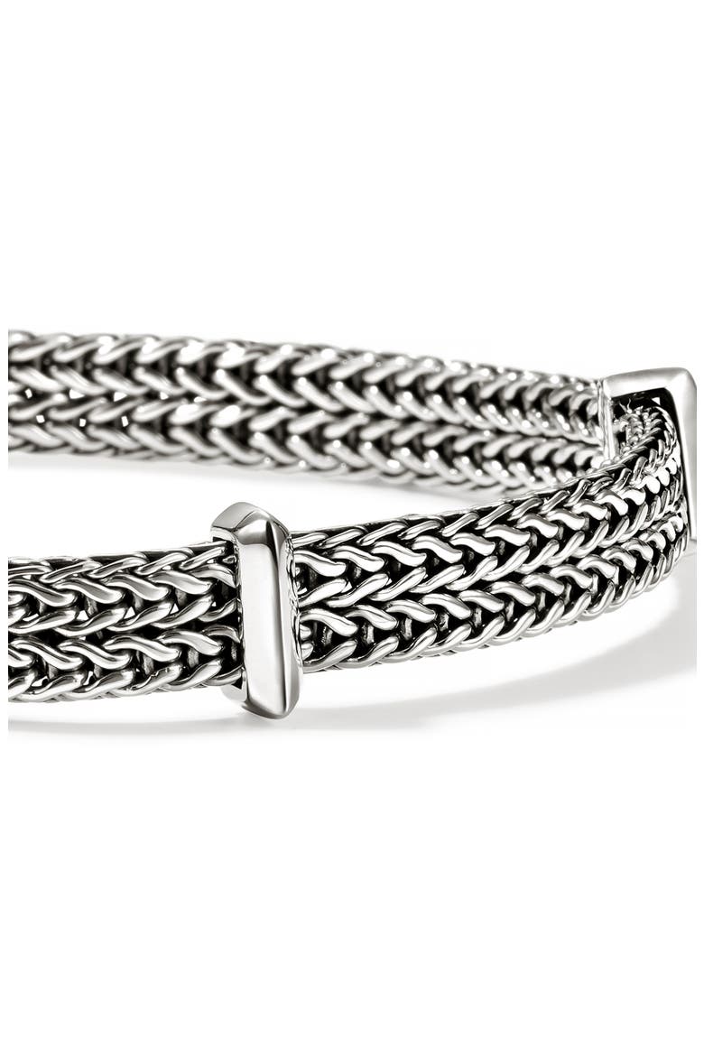 Icon Link Station Bracelet, Alternate, color, SILVER