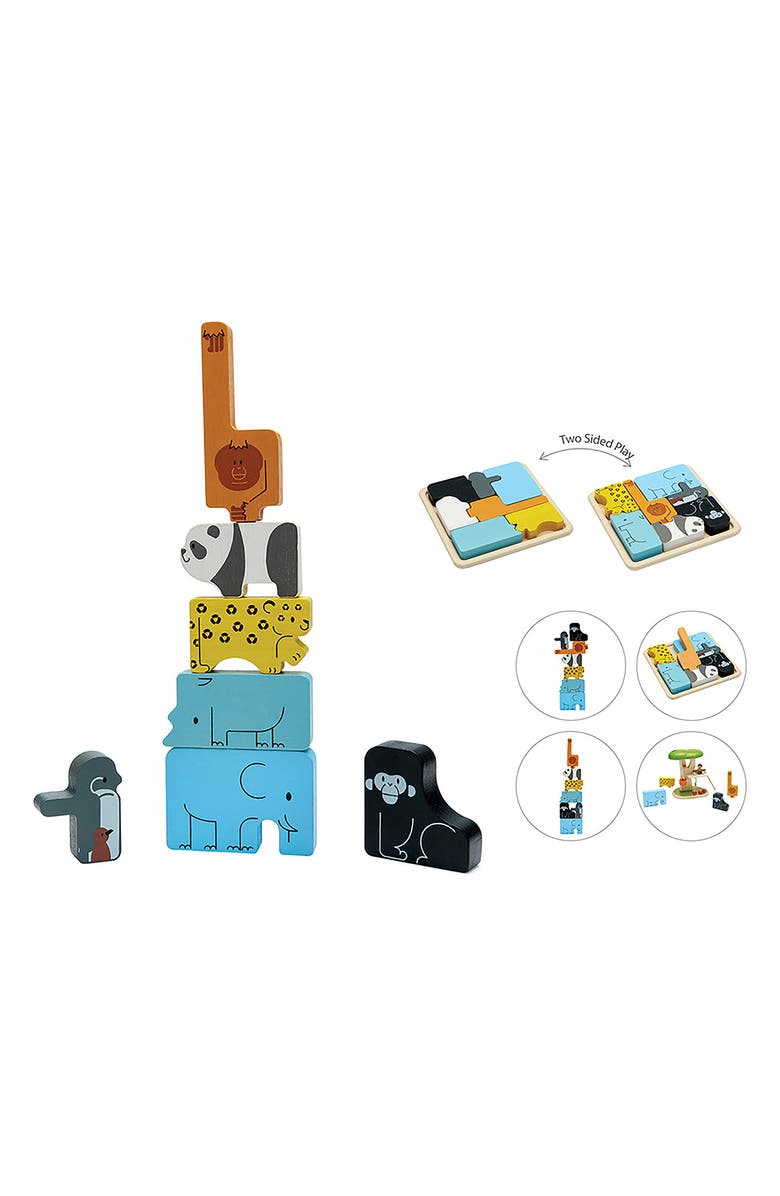 PlanToys<sup>®</sup> Animal Puzzle Game, Alternate, color, Assorted