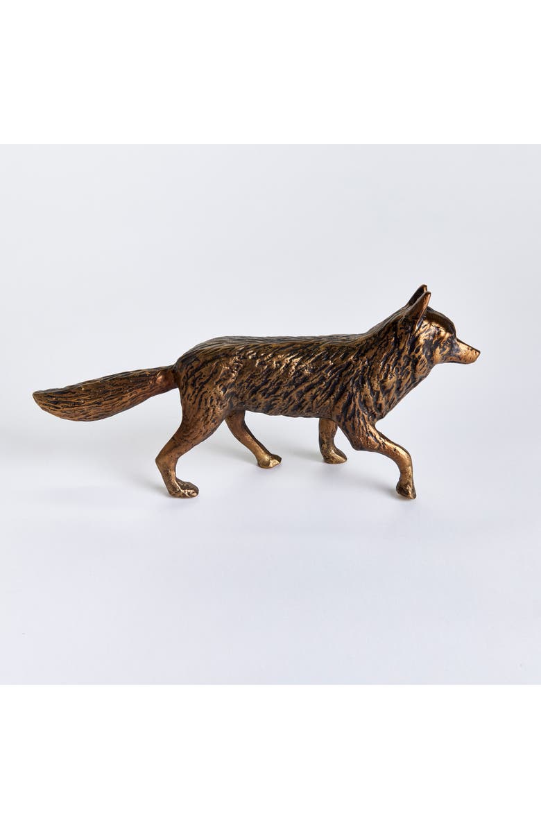 Napa Home & Garden Sly Fox Sculpture, Alternate, color, Gold