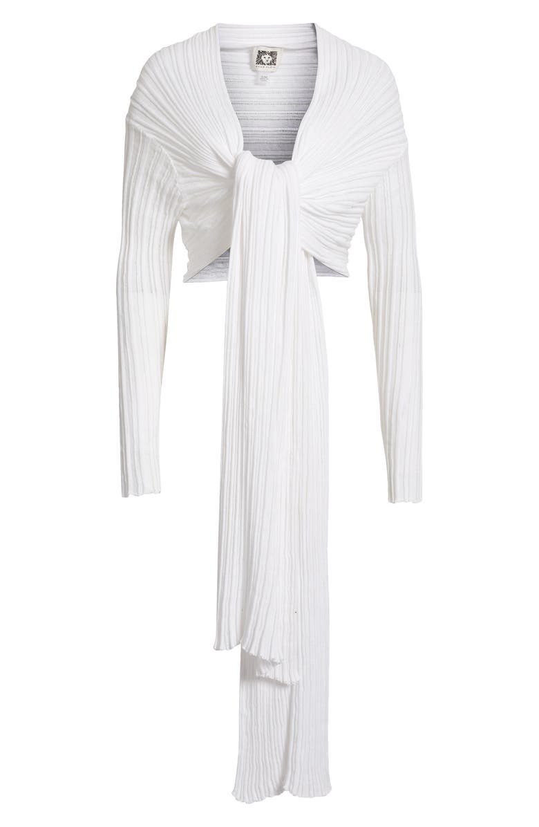 Anne Klein Open Stitch Wrap Cardigan, Alternate, color, 