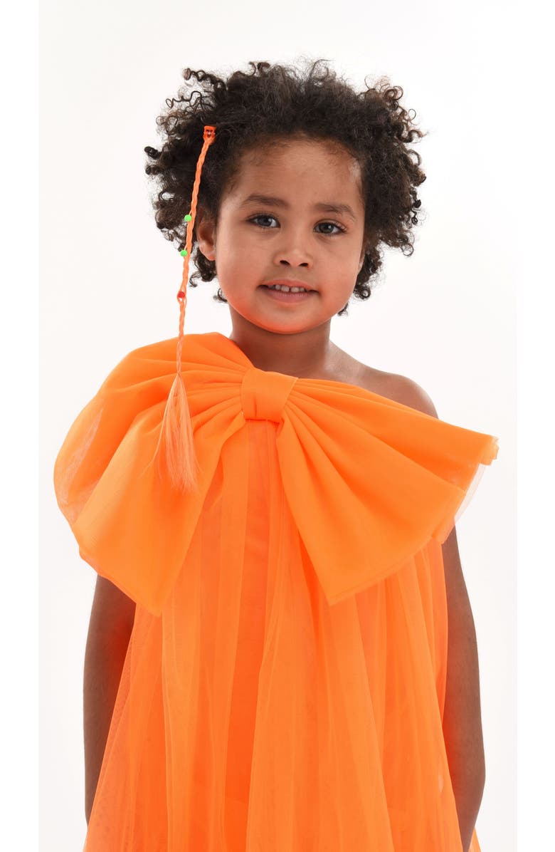 Tulleen Maggi Dress, Alternate, color, Orange