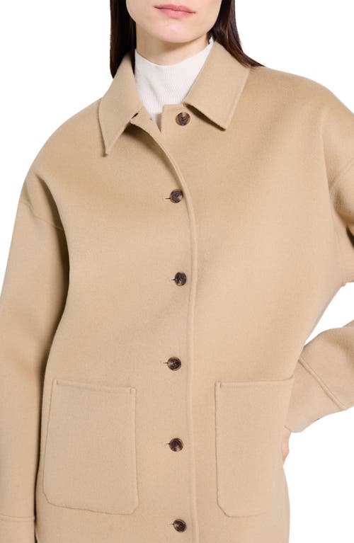 Theory Wool And Recycled Cashmere-blend Felt Jacket