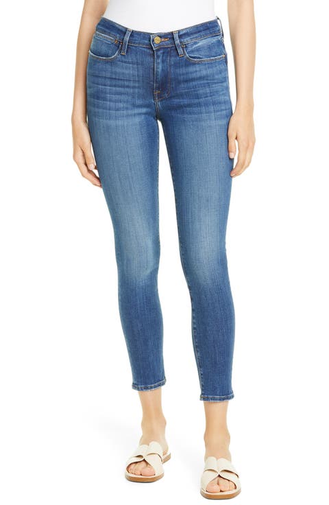 Le High Ankle Skinny Jeans (Poe)