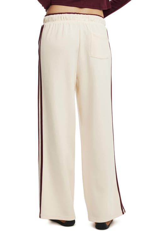 Shop Cotton On Contrast Wide Leg Sweatpant