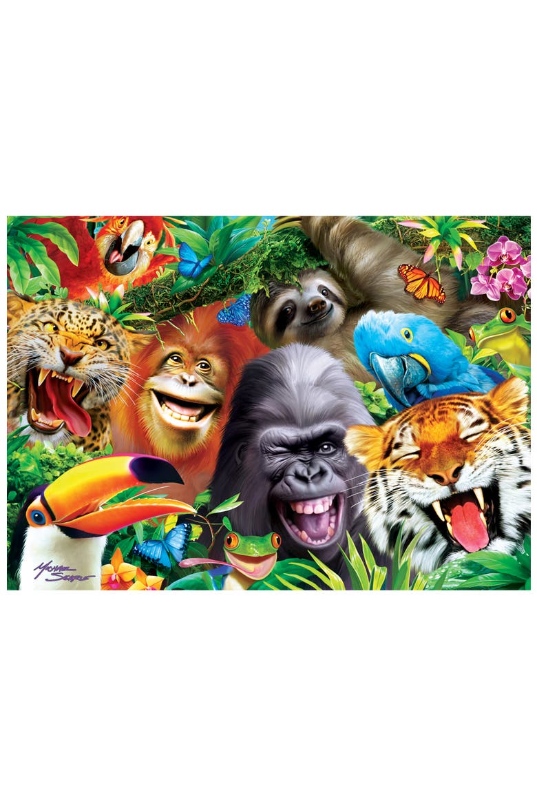 Rainforest Rascals 500 Piece Puzzle, Alternate, color, Multicolor