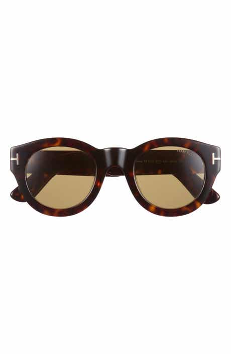 TOM FORD Lucinda 48mm Round Sunglasses