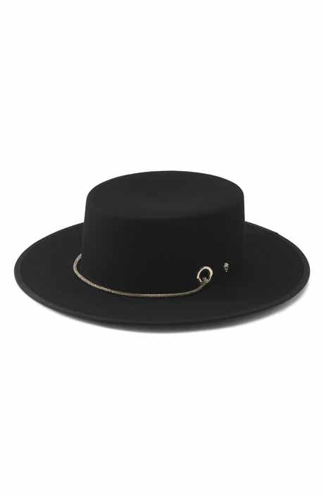 Nasia Wool Boater Hat