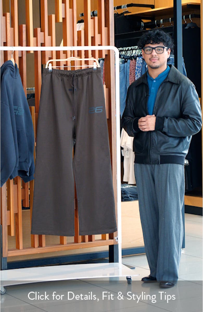 Lounge Wide Leg Sweatpants, sales video thumbnail