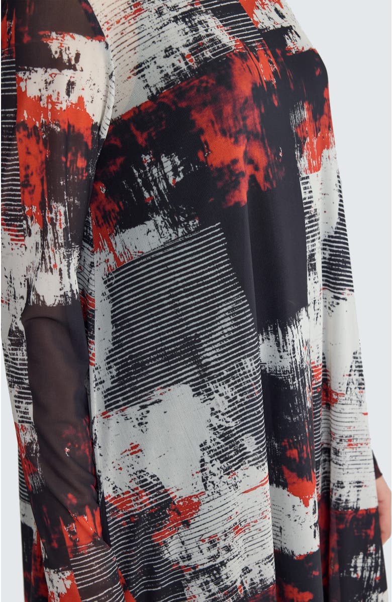 LUUKAA Aislinn Printed Dress, Alternate, color, Red Print