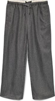VERO MODA Rhoda Pinstripe Wide Leg Drawstring Pants