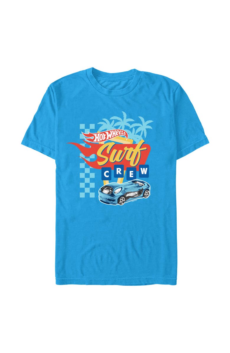 Hot Wheels Men's Hot Wheels Surf Crew Vintage Sign Graphic T-Shirt, Main, color, Sapphire