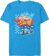 Hot Wheels Men's Hot Wheels Surf Crew Vintage Sign Graphic T-Shirt