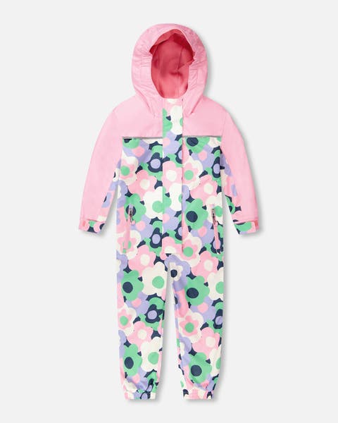 Kids Mid-Season Flower One-Piece Outerwear (Toddler, Little Kid & Big Kid)