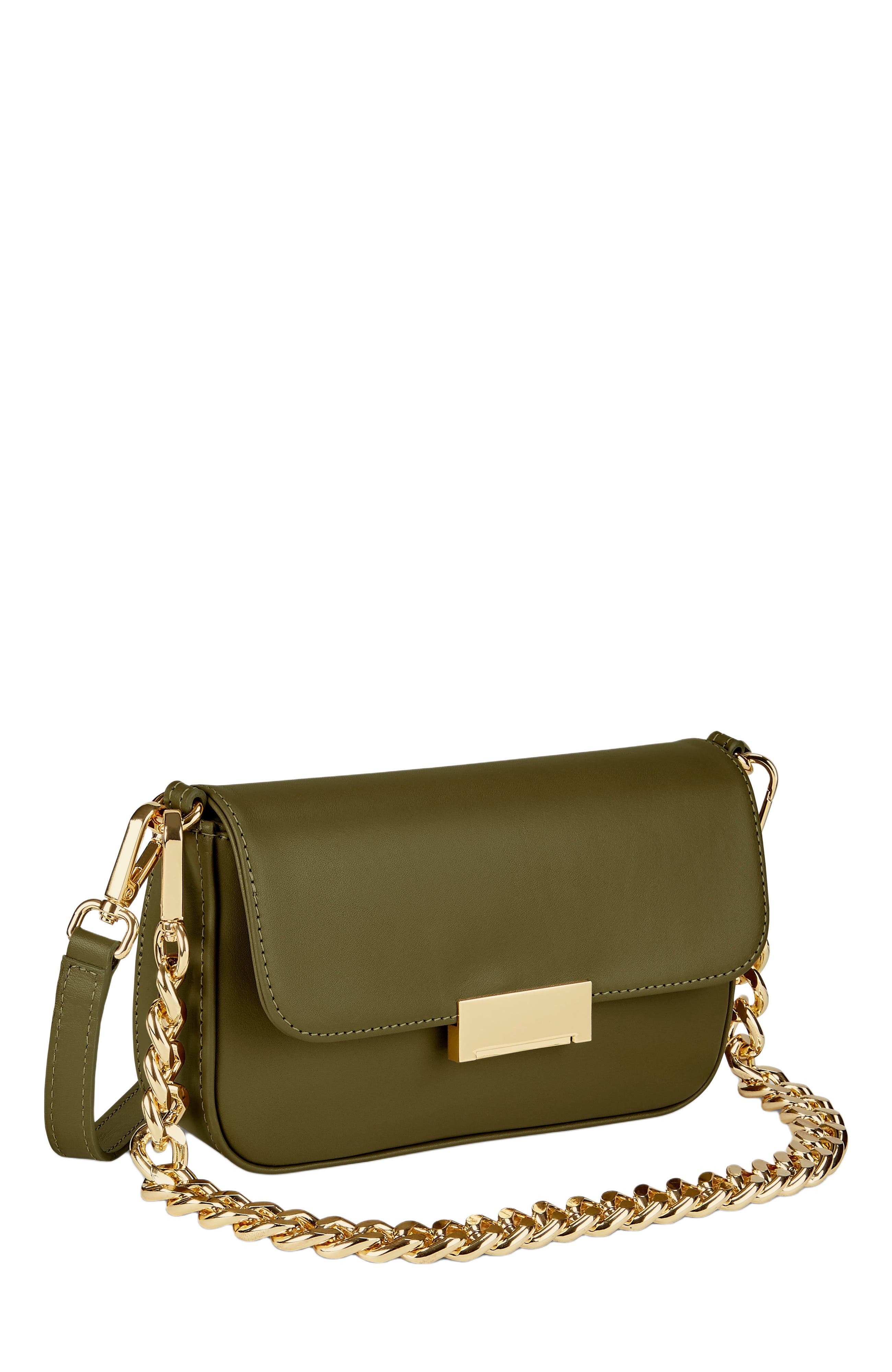 EDIE SHOULDER BAG, Alternate, color, OLIVE
