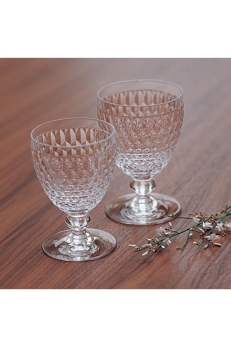 Boston Set of 4 Goblets, Alternate, color, clear