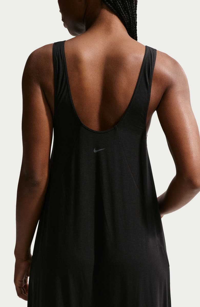 Nike Zenvy Featherweight Jumpsuit, Alternate, color, Black/ Cool Grey