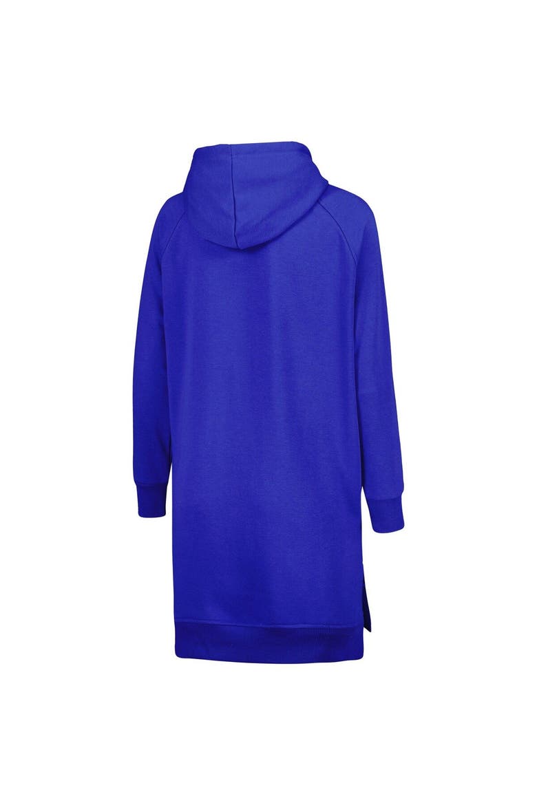 Women's Gameday Couture Royal Florida Gators Take a Knee Raglan Hooded Sweatshirt Dress, Alternate, color, Royal