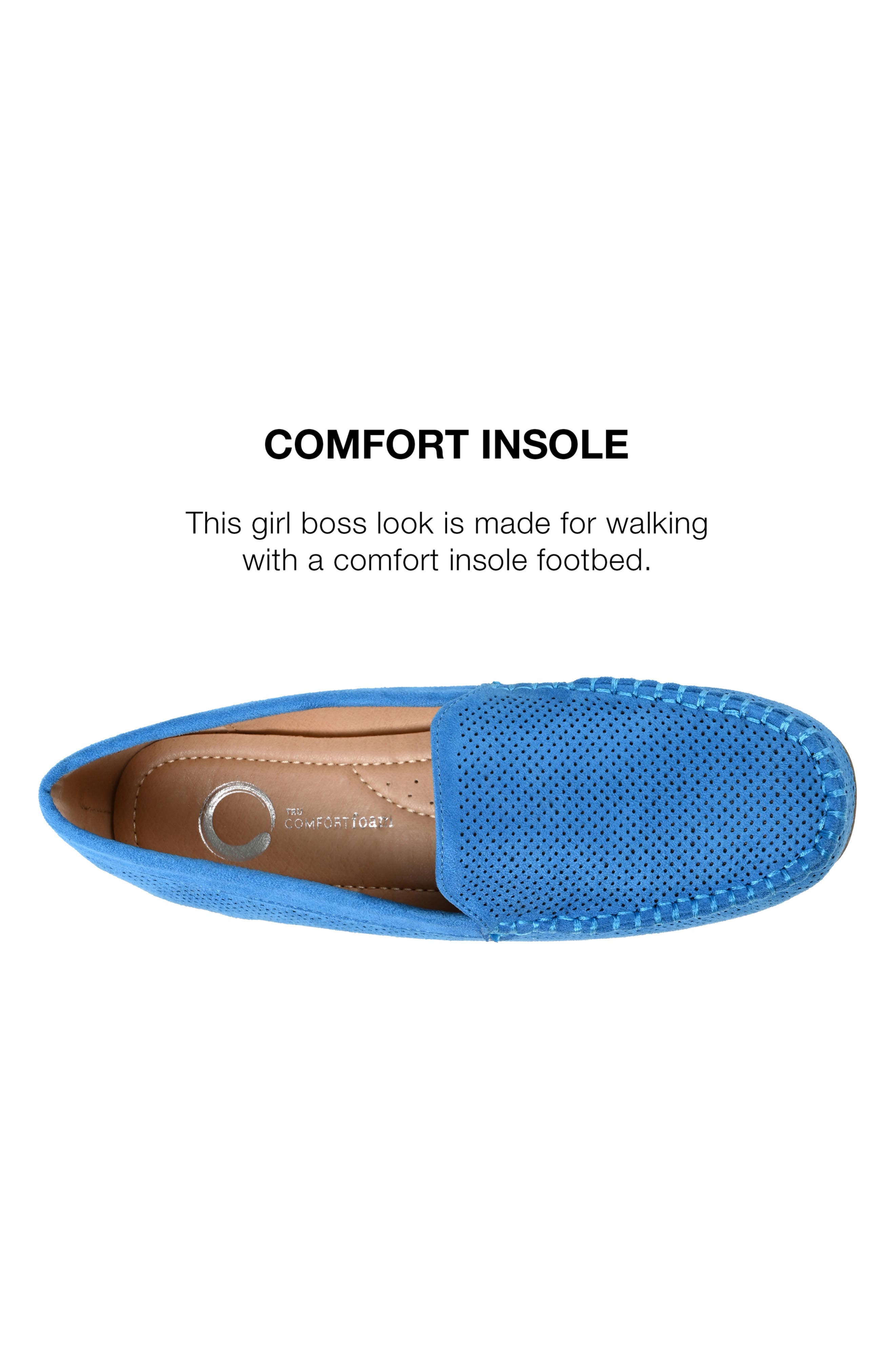 Halsey Loafer - Wide Width, Alternate, color, BLUE