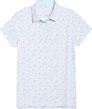 Swannies Talia Ditsy Floral Half Placket Polo