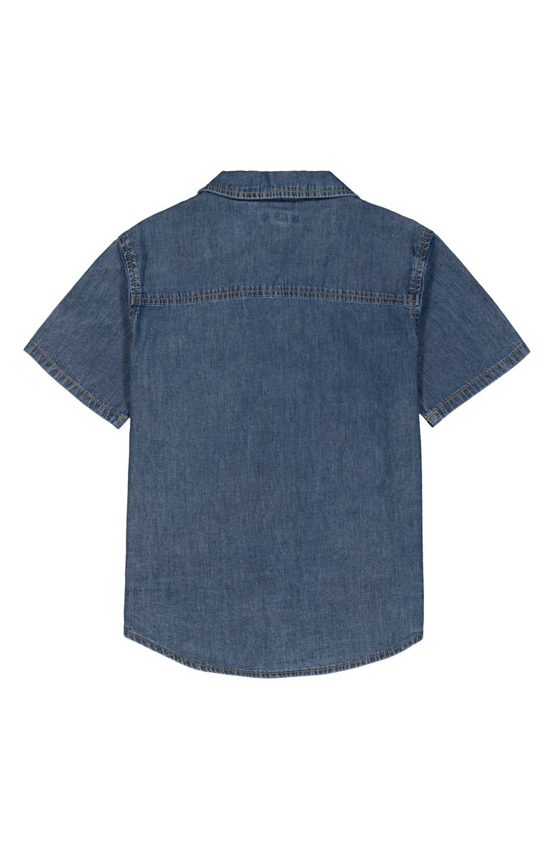 Joe's Jeans Kids' Denim Camp Shirt, Alternate, color, Med