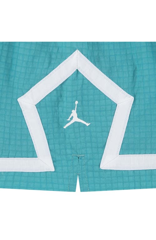 Shop Jordan Kids' Jdb Jumpman Poolside Graphic Tank & Shorts Set In Washed Teal