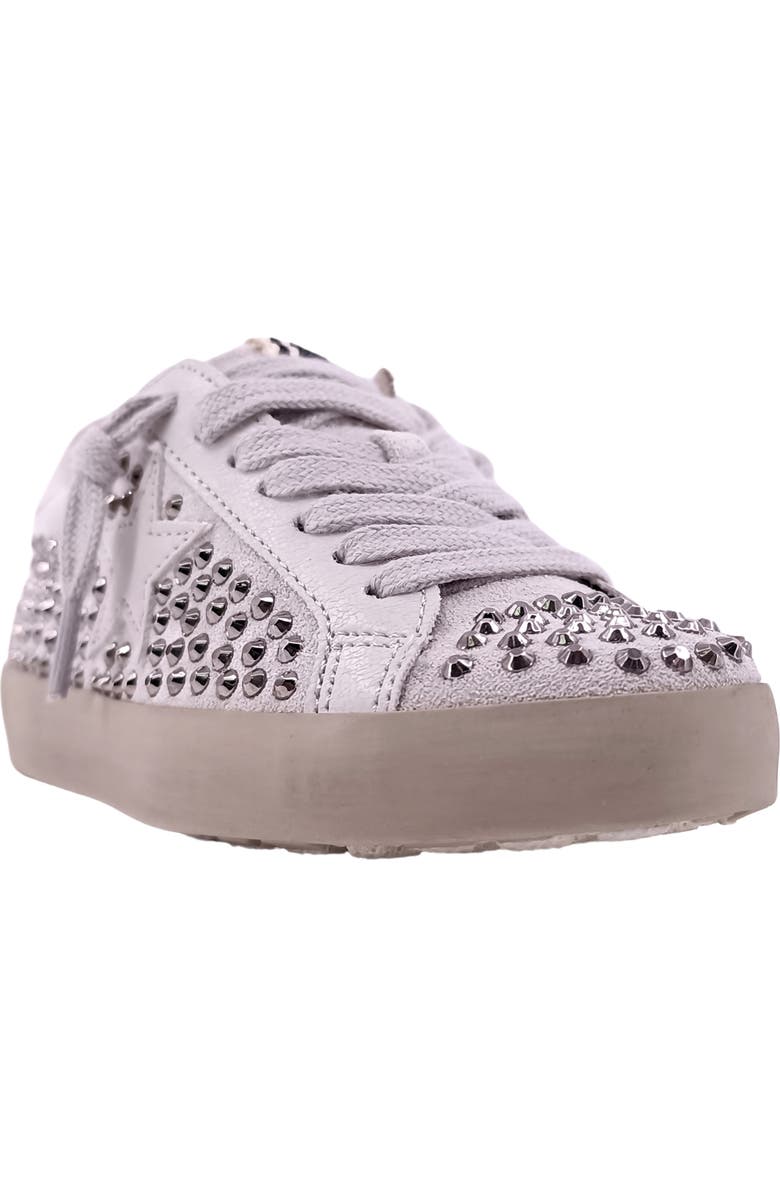SHUSHOP Kids' Rock Star Studded Sneaker, Main, color,