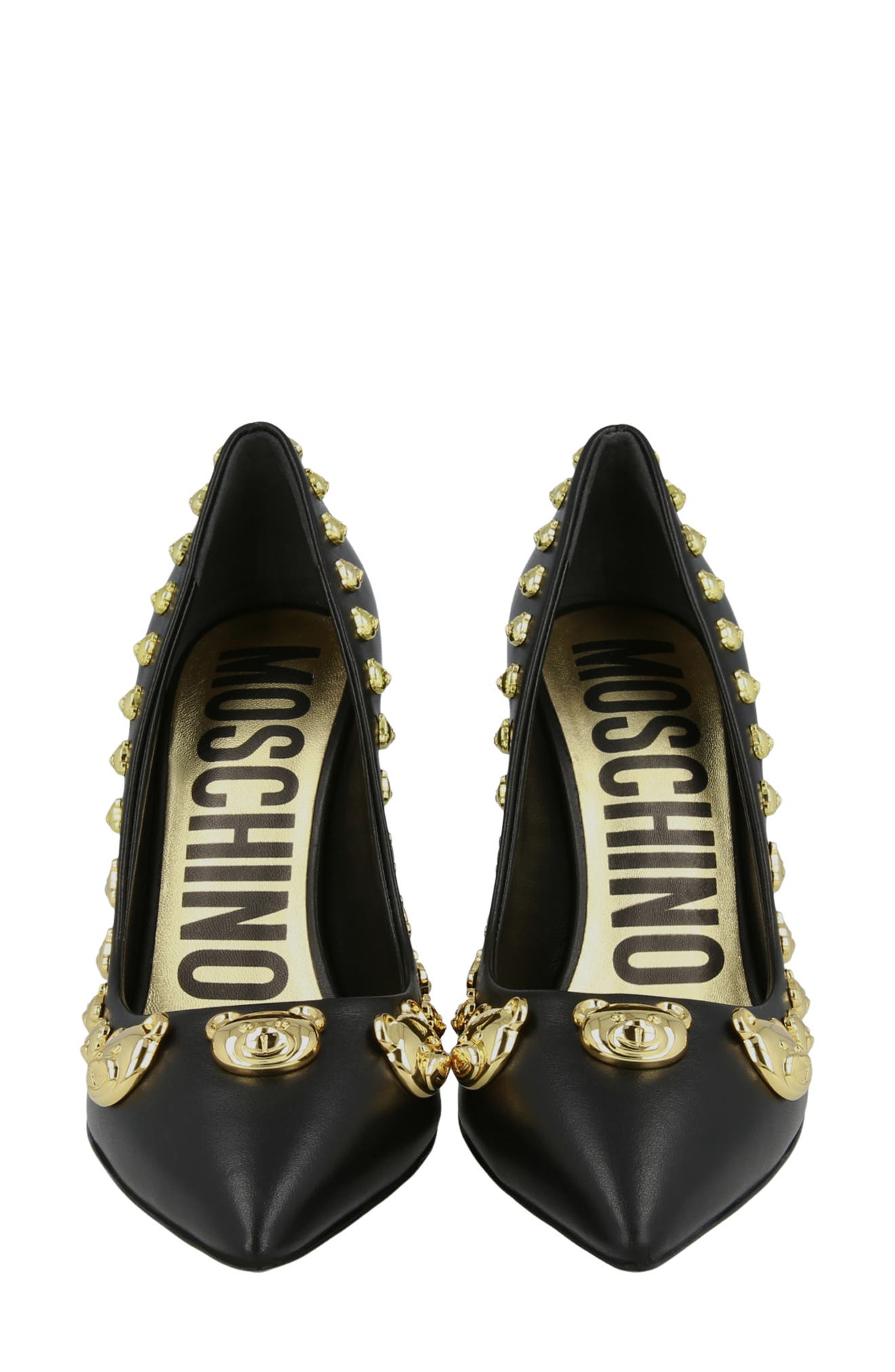 Moschino Teddy Bear Stud Pump, Alternate, color, 