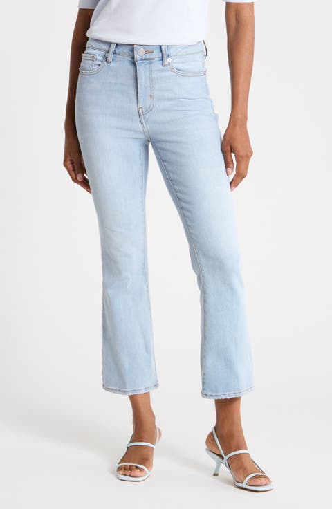 Le Cropped Mini Bootcut Jeans